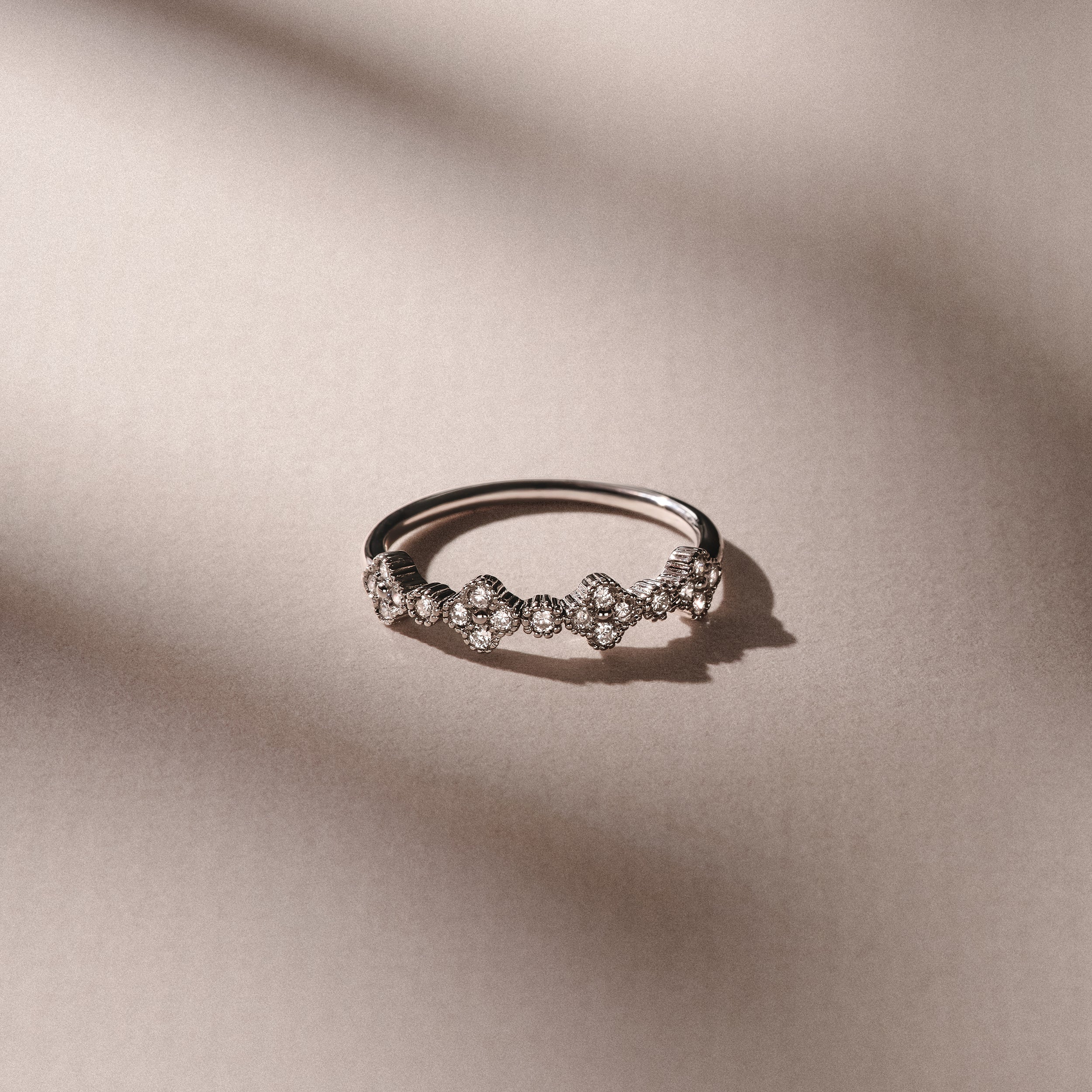Alegria Lab Daimond Ring 0.27ct in 925 Silver
